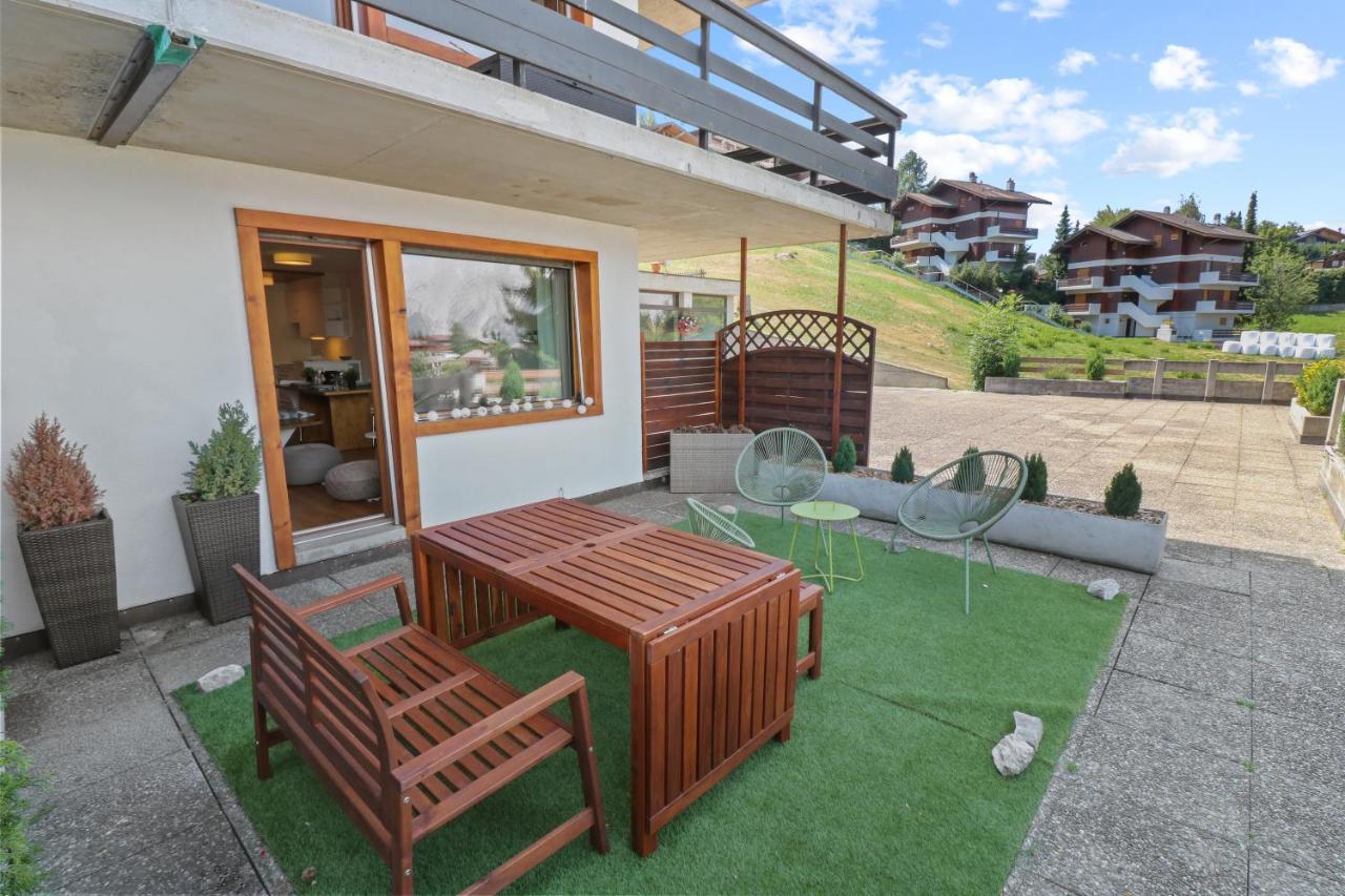 Superbe Appartement Avec Piscine Nendaz Ngoại thất bức ảnh